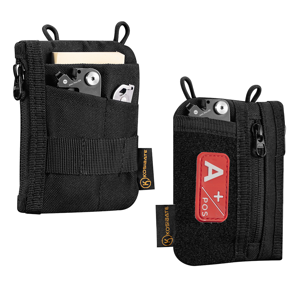 Edc Everyday Carry Bag - กระเป๋าจัดระเบียบ EDC พร้อมพื้นที่สำหรับติดแพทช์ DIY สำหรับพกพาในชีวิตประจำวัน, กระเป๋าใส่เครื่องมืออเนกประสงค์สำหรับอุปกรณ์