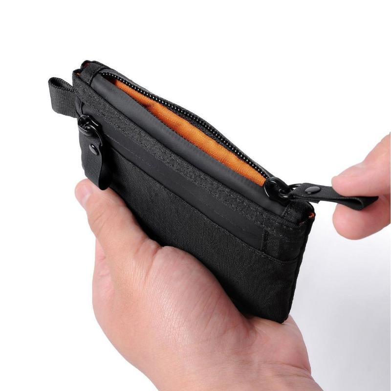 Edc Carry Coins - กระเป๋าใส่บัตรเครดิต RFID กันน้ำขนาดเล็ก กระเป๋าใส่เหรียญแบบพกพา EDC สำหรับพกพาในชีวิตประจำวันและกิจกรรมกลางแจ้ง