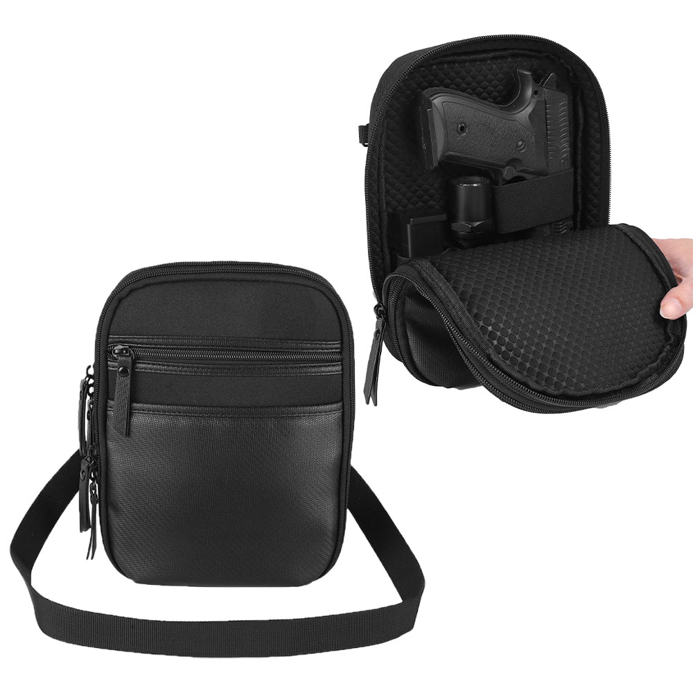 Edc Carry Handgun - กระเป๋าปืนยุทธวิธี กระเป๋าพกพาปืนพกแบบซ่อน กระเป๋าสะพายไหล่ กระเป๋าเก็บกระสุน กล่อง EDC
