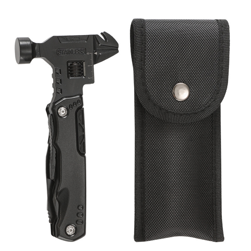 Edc Able Carry - เครื่องมืออเนกประสงค์พกพา EDC สำหรับเอาตัวรอด 15-in-1 ค้อน ประแจ