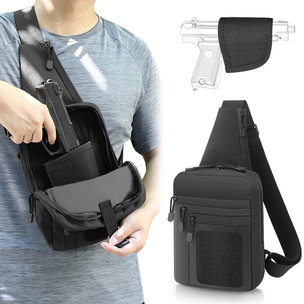 กระเป๋าปืนพกยุทธวิธี ซองปืนพกแ - Edc Carry Handgun บทวิจารณ์และราคา