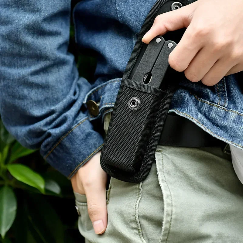 มีดล่าสัตว์ฝาครอบกระเป๋าไนลอน  - Edc Able Carry บทวิจารณ์และราคา