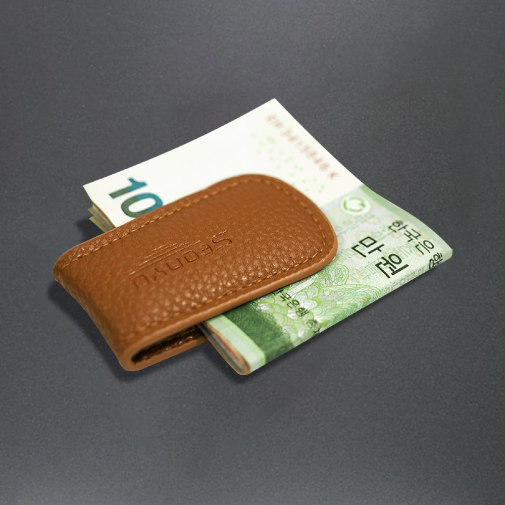 กระเป๋าสตางค์หนังวัวแท้สุดหรูแ - Money Clip Magnetic บทวิจารณ์และราคา
