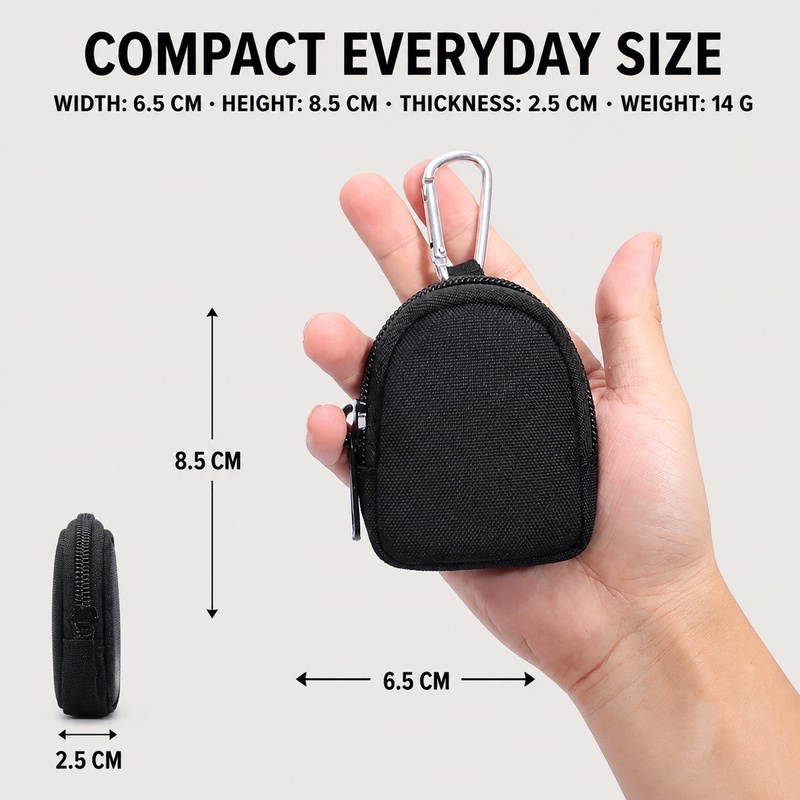 กระเป๋าใส่กุญแจและเหรียญขนาดเล - Edc Carry Coins บทวิจารณ์และราคา