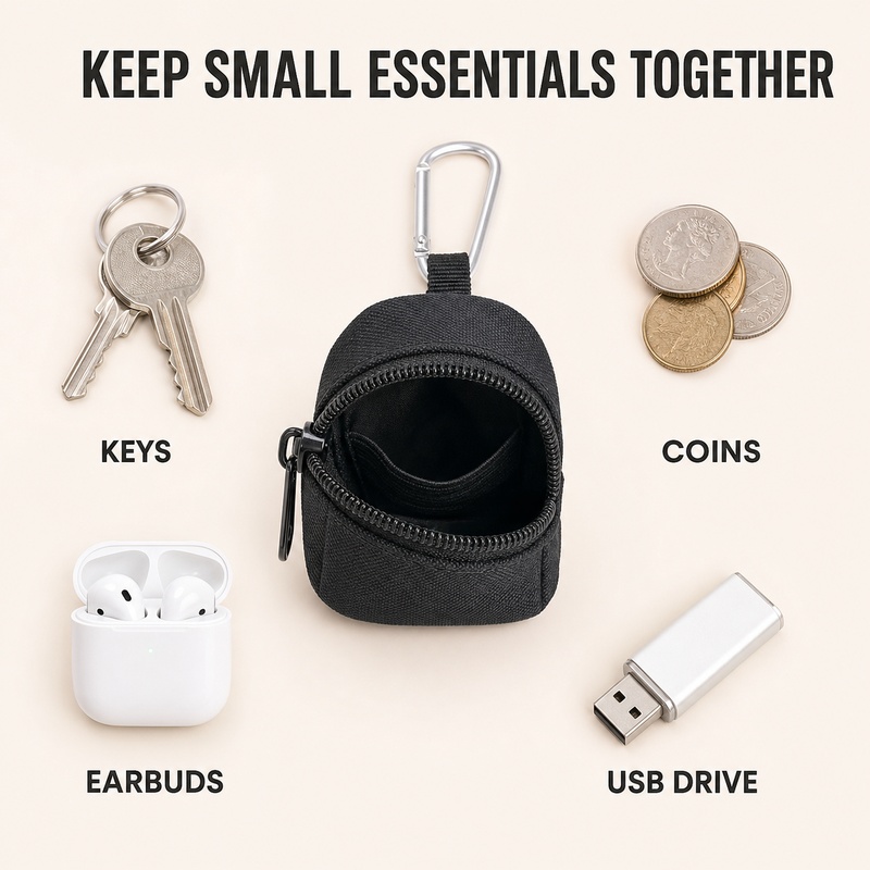 กระเป๋าใส่กุญแจและเหรียญขนาดเล - Edc Carry Coins บทวิจารณ์และราคา