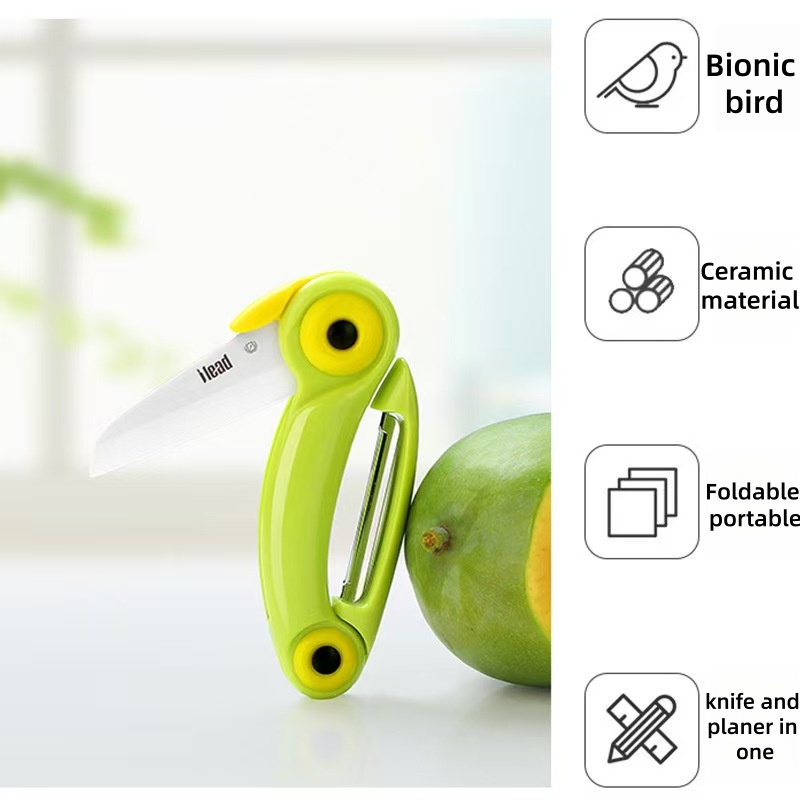 มีดผลไม้และเครื่องปอกผักอเนกปร - Pocket Knife Ceramic บทวิจารณ์และราคา