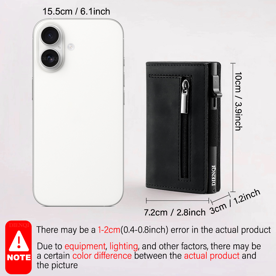 กระเป๋าใส่บัตรเครดิตหนังวัวแท้ - Money Clip Magnetic บทวิจารณ์และราคา