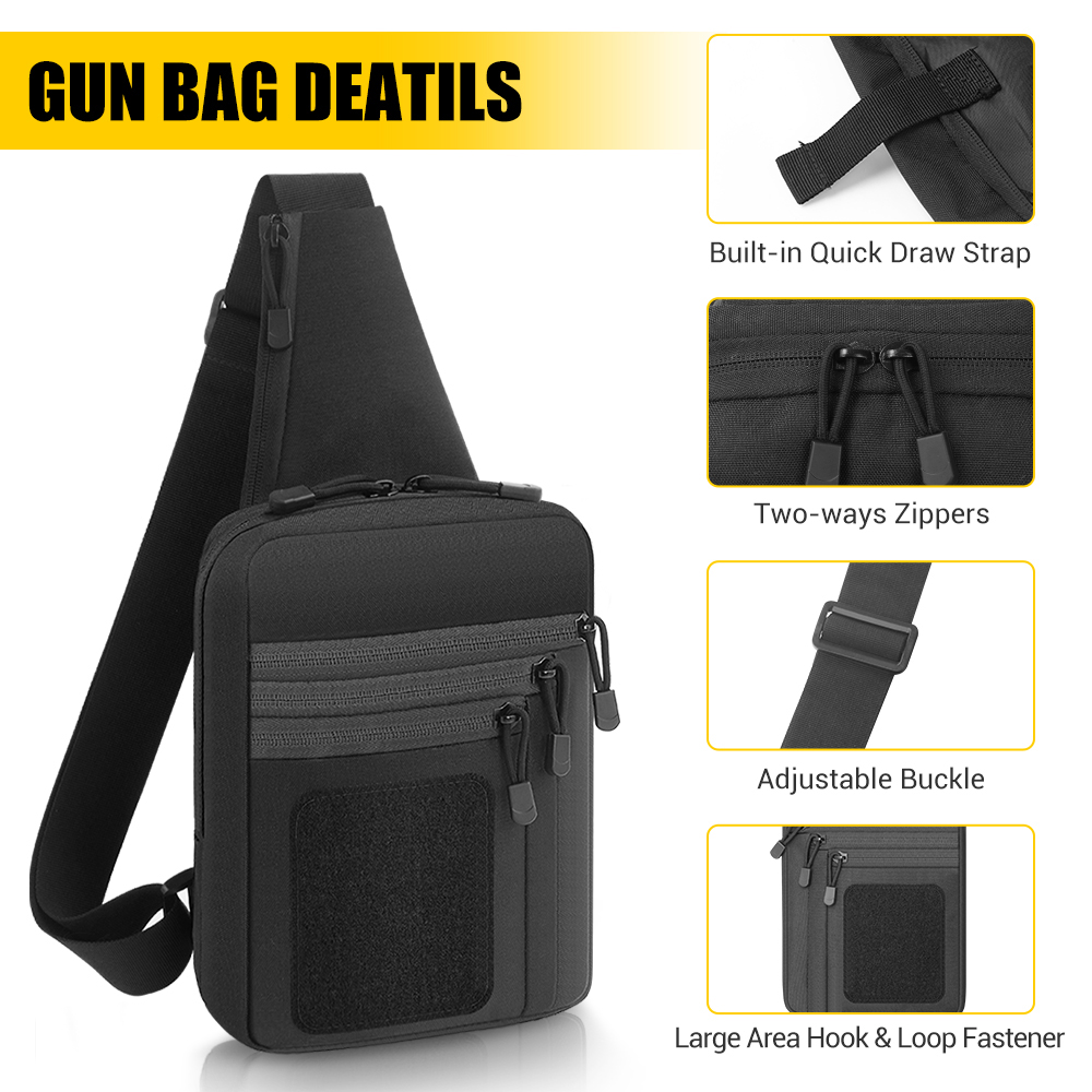 กระเป๋าปืนพกยุทธวิธี กระเป๋าใส - Edc Carry Handgun บทวิจารณ์และราคา