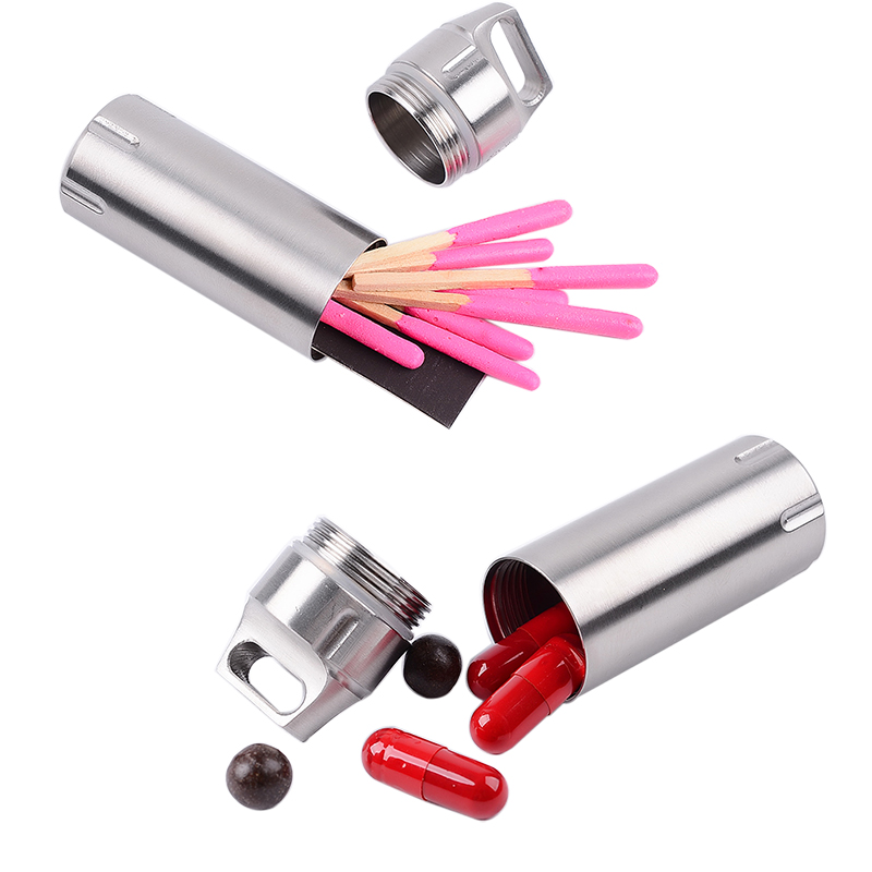สุญญากาศWatertightภาชนะที่เก็บ - Pill Fob Capsule บทวิจารณ์และราคา
