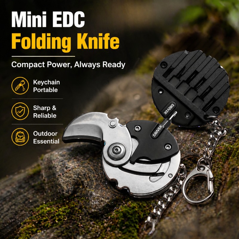 มีดพับพกพาแบบมีช่องใส่เหรียญ ค - Edc Carry Coins บทวิจารณ์และราคา